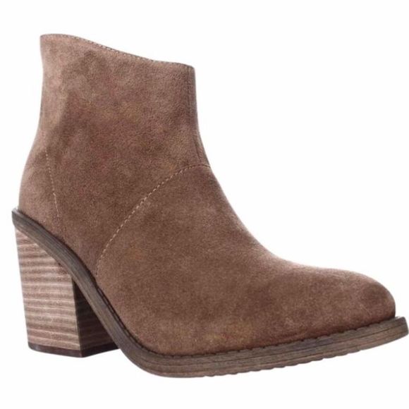 Steve Madden brown suede heeled ankle boots - Picture 1 of 9
